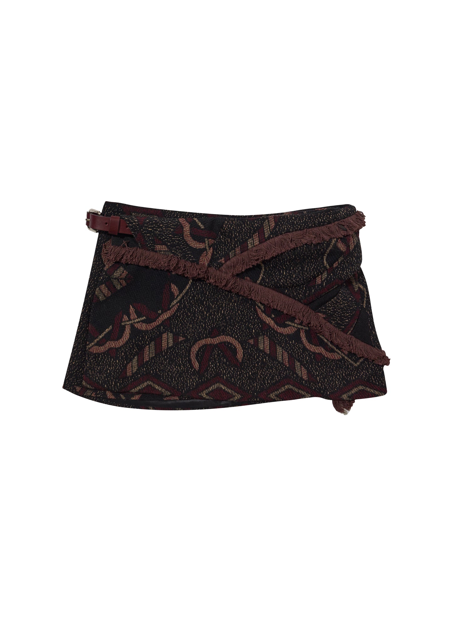 Cinched Pocket Skirt w/ Leather Belt