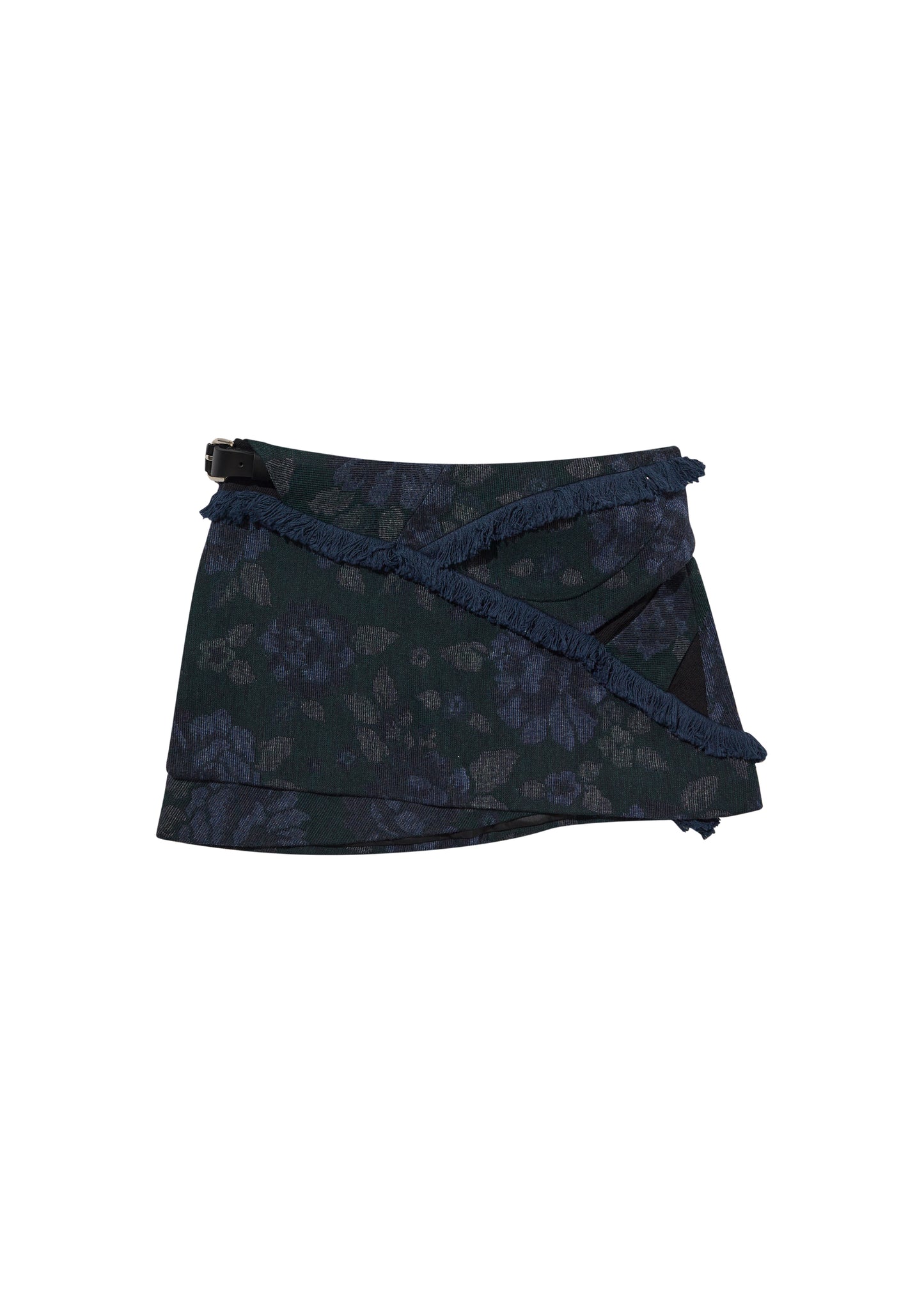 Cinched Pocket Skirt w/ Leather Belt