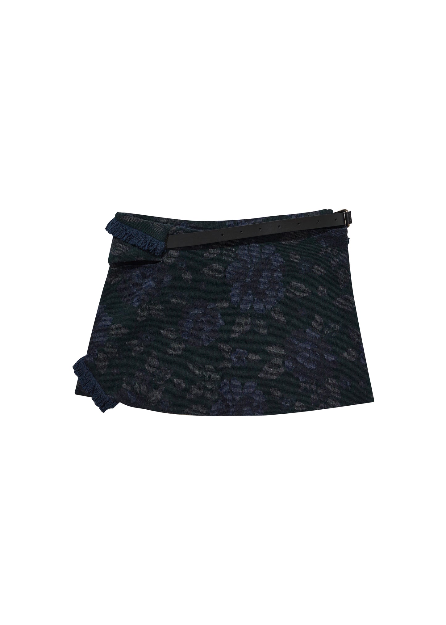 Cinched Pocket Skirt w/ Leather Belt