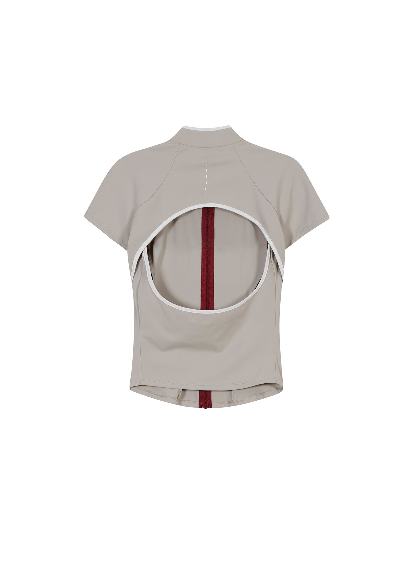 Slashed Zip Top