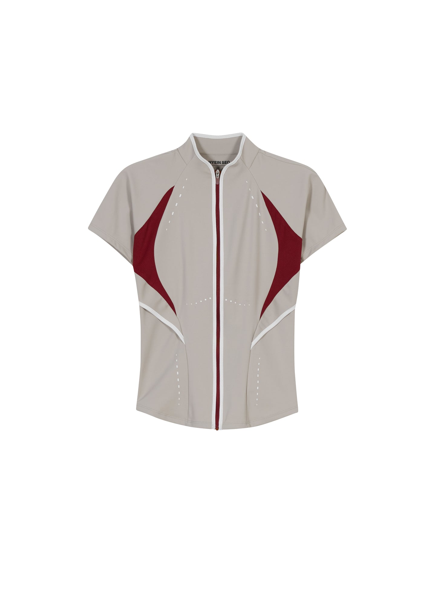 Slashed Zip Top