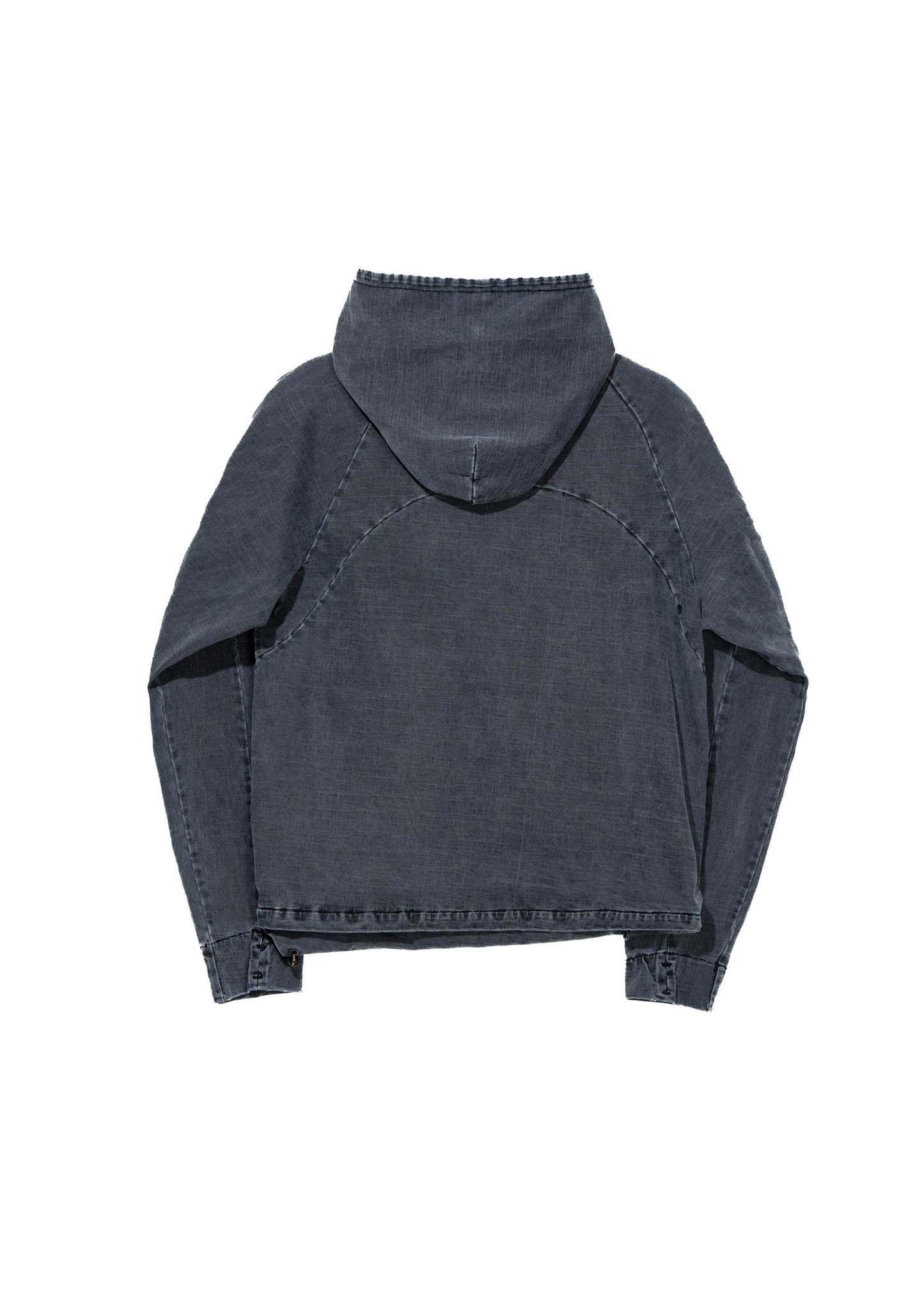 Dyed Scarf Bag Hoodie
