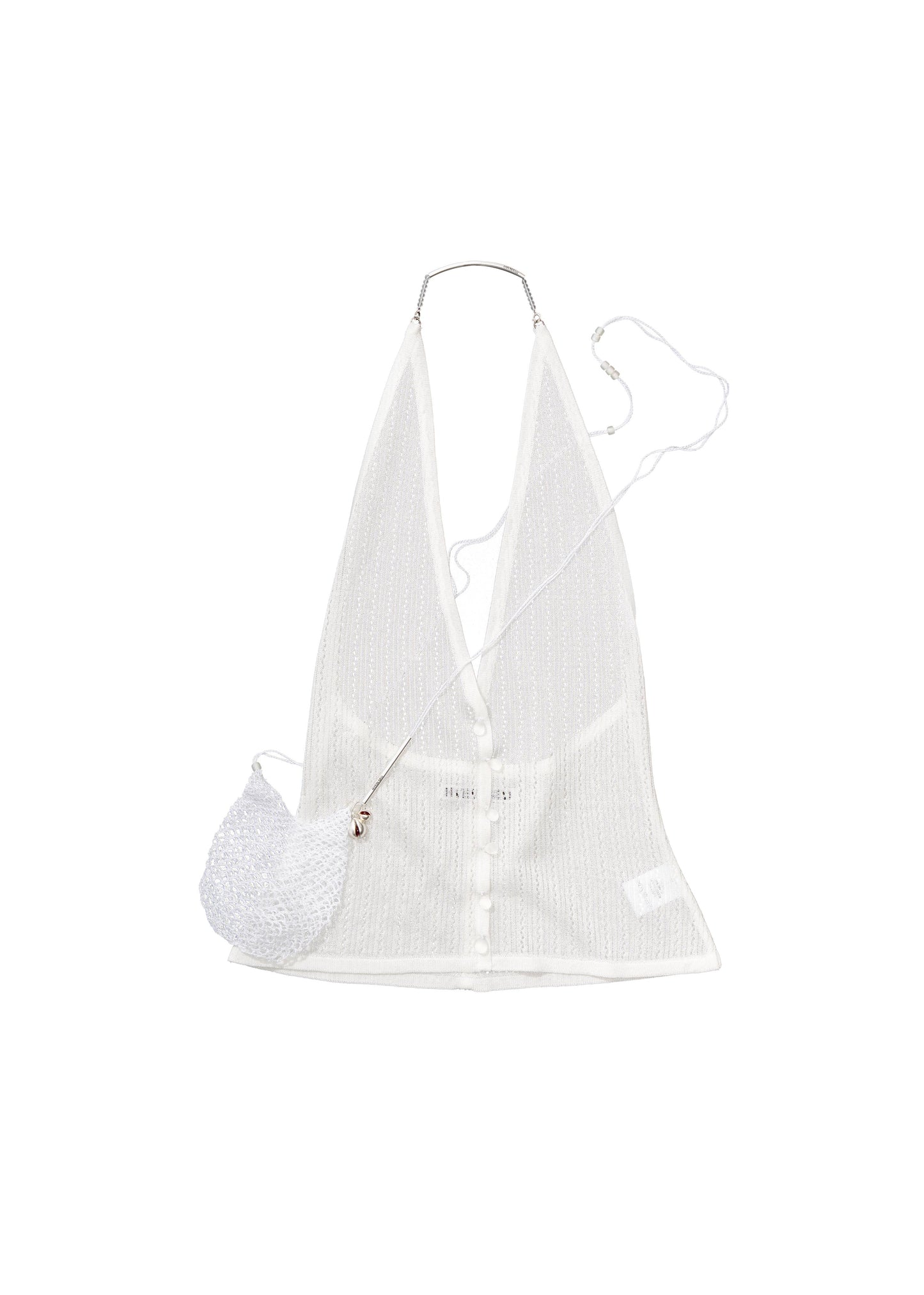 Silk Knit Top w/ Mini Bag
