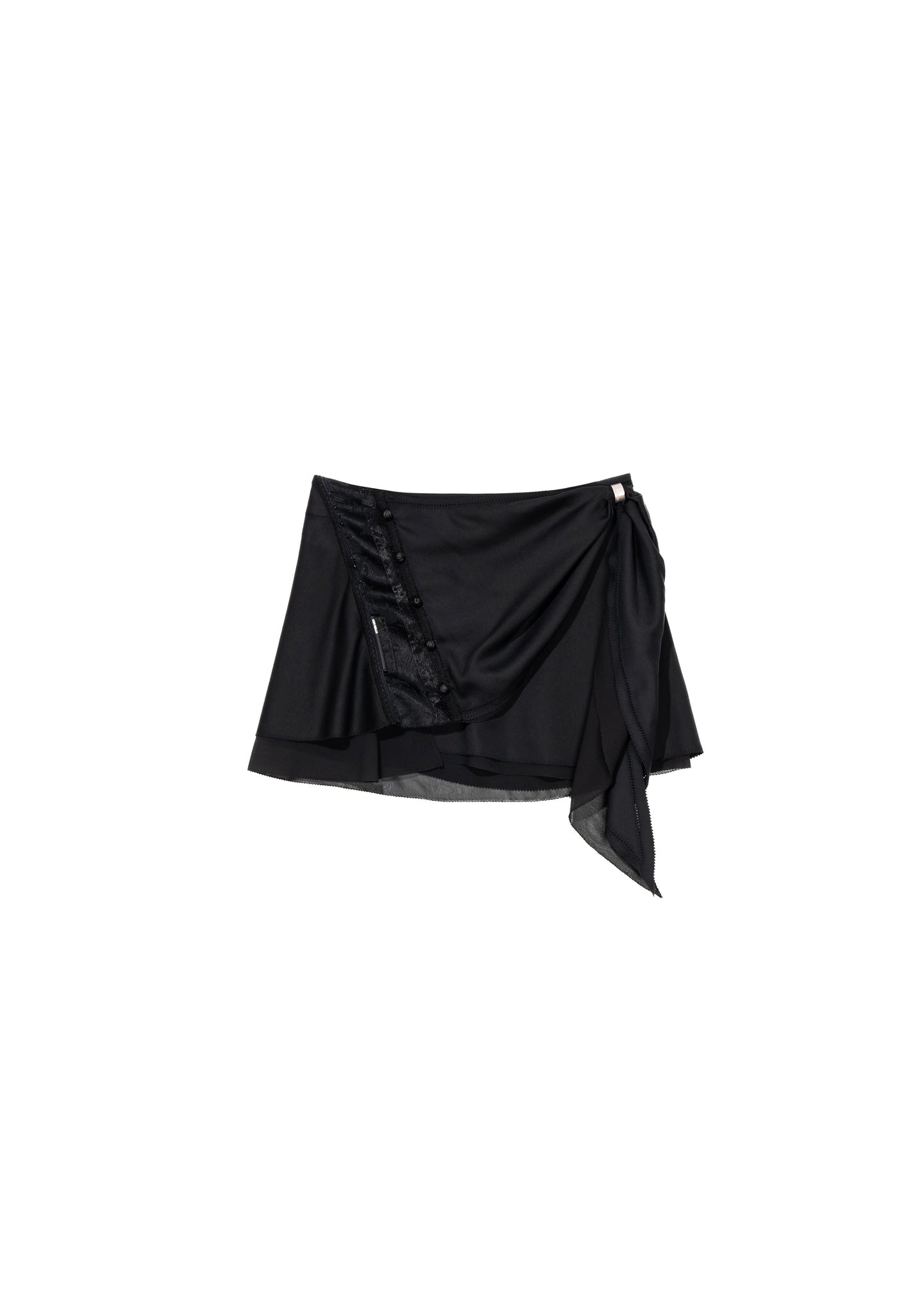 Tied Mini Skirt