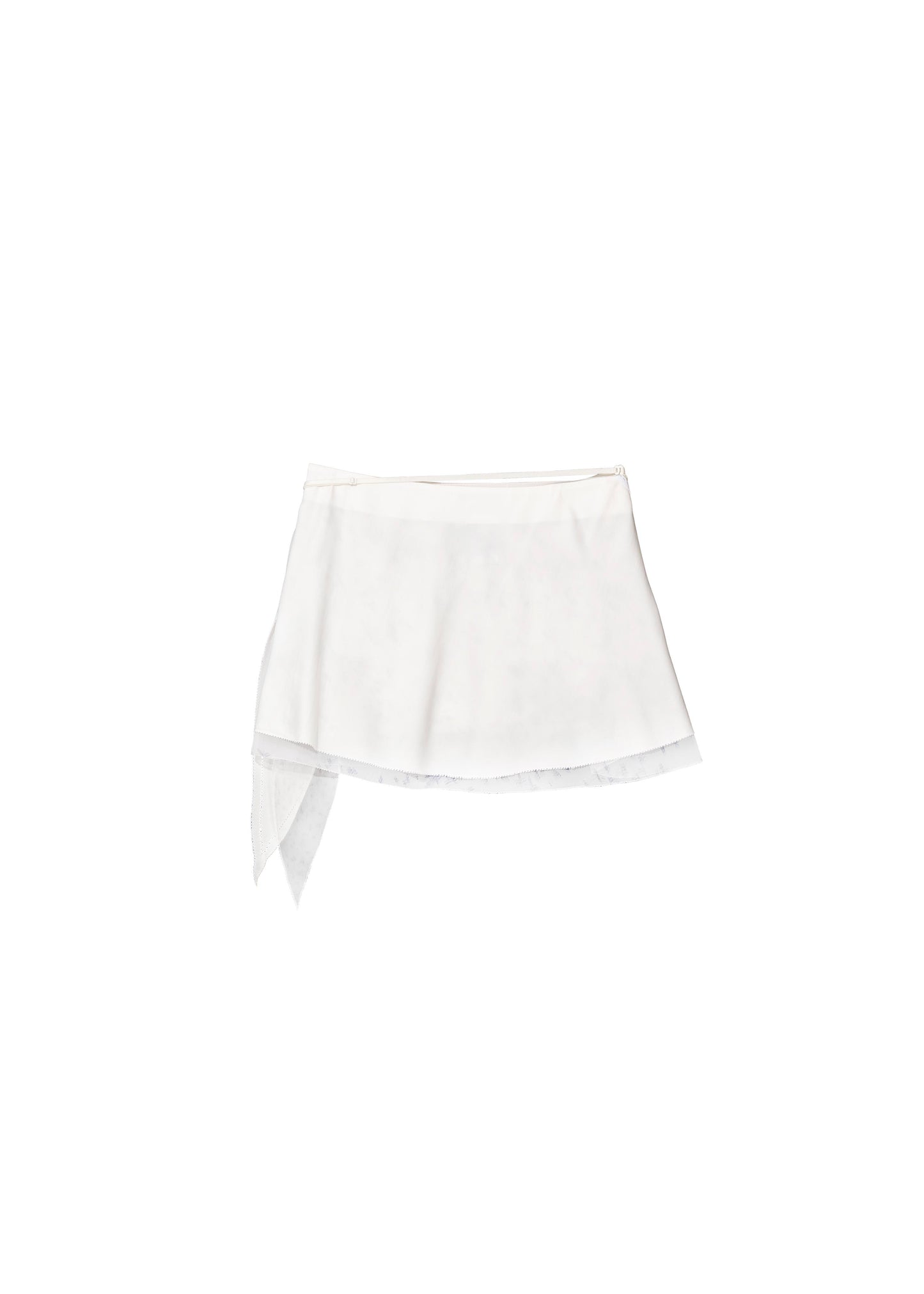 Tied Mini Skirt