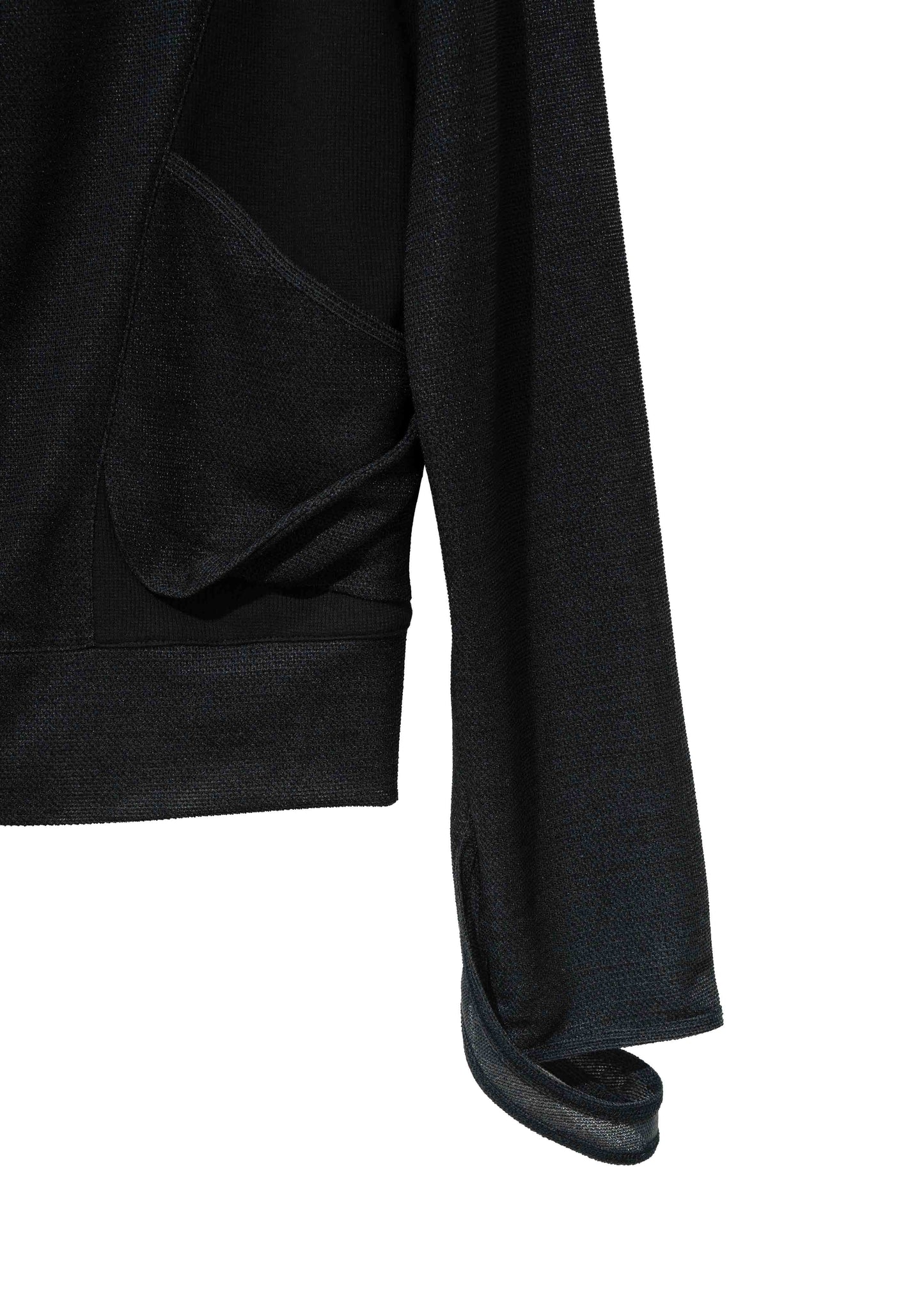 Slashed Zip Hoodie