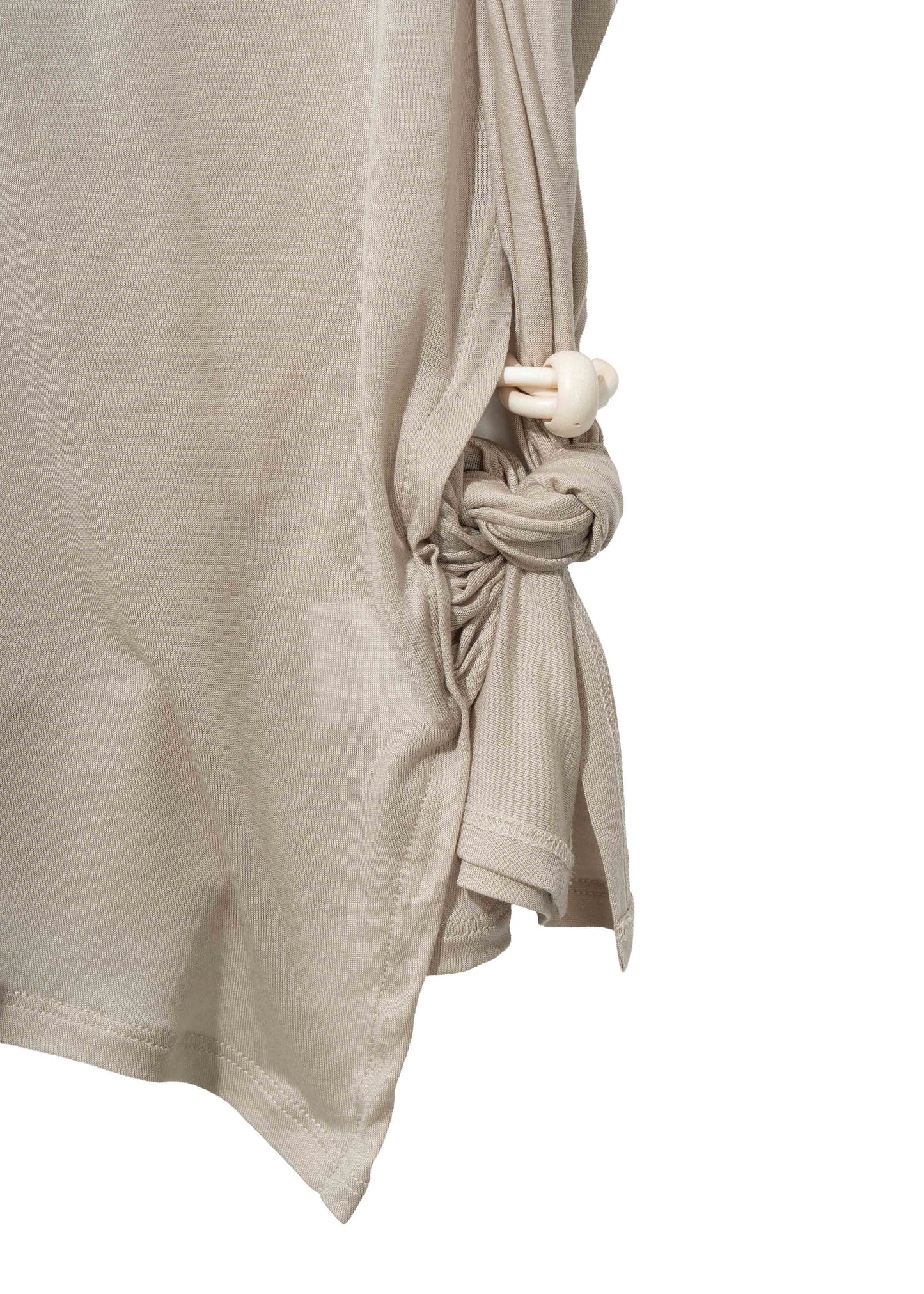 Tied Asymmetric T-shirt
