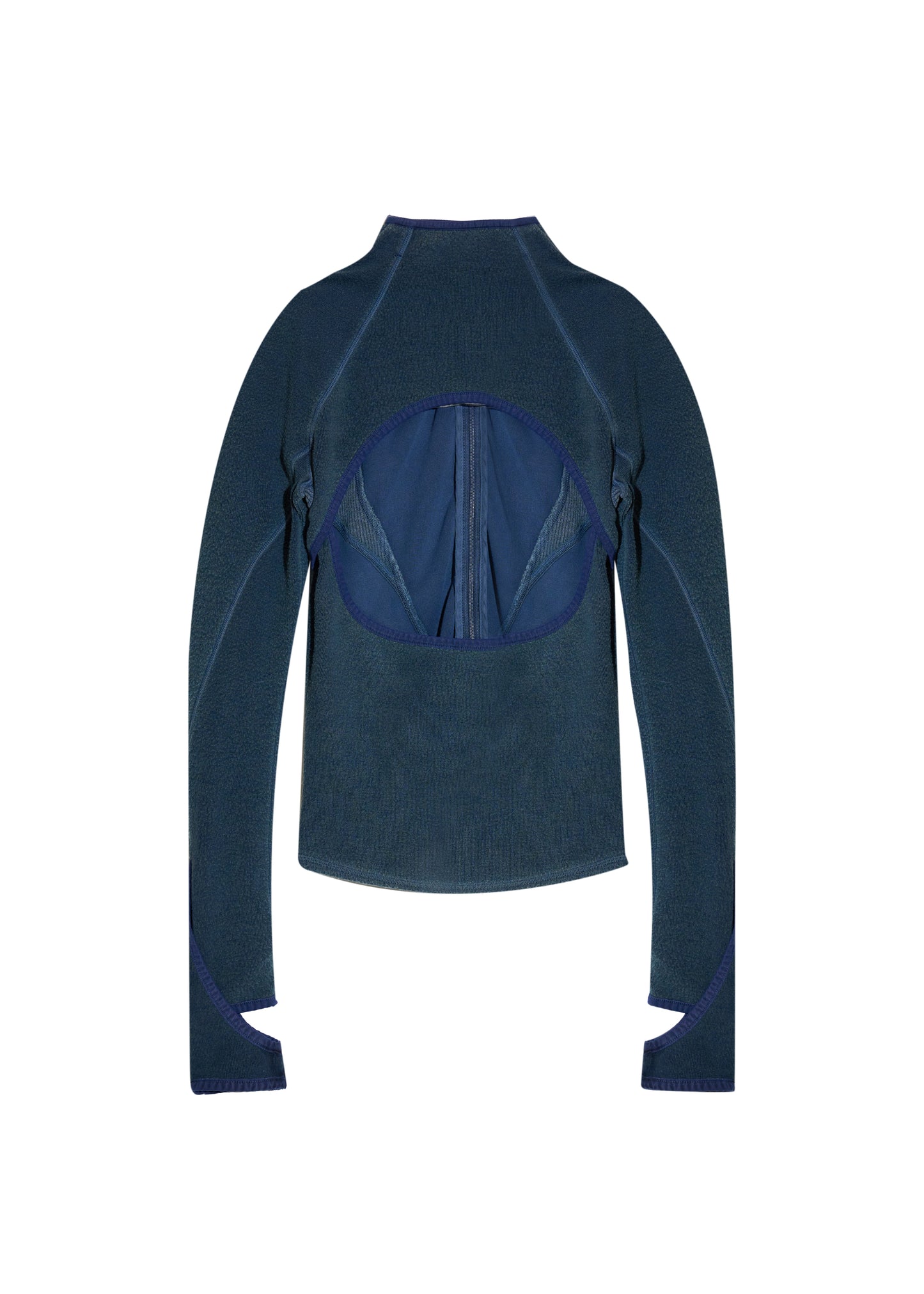 Slashed Zip Top