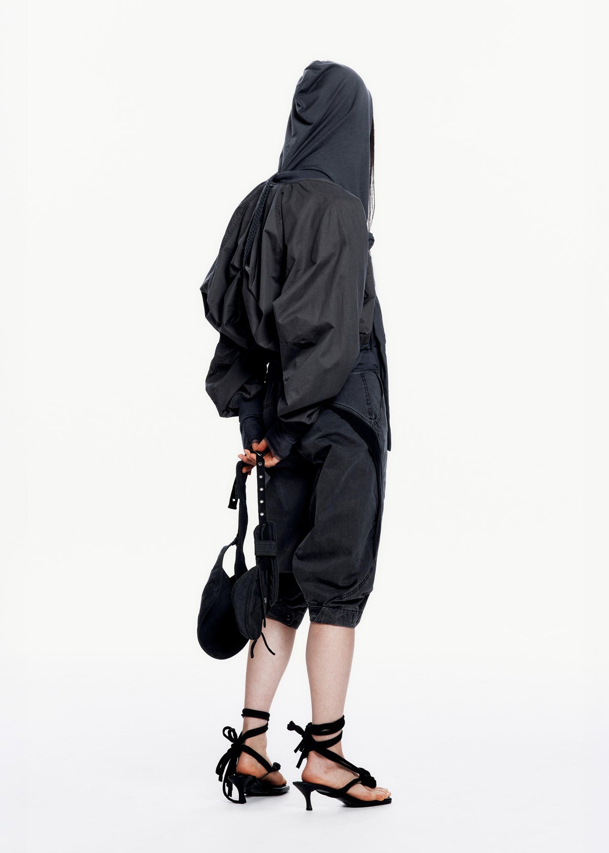 Cotton Bolero Jacket w/ Hoodie