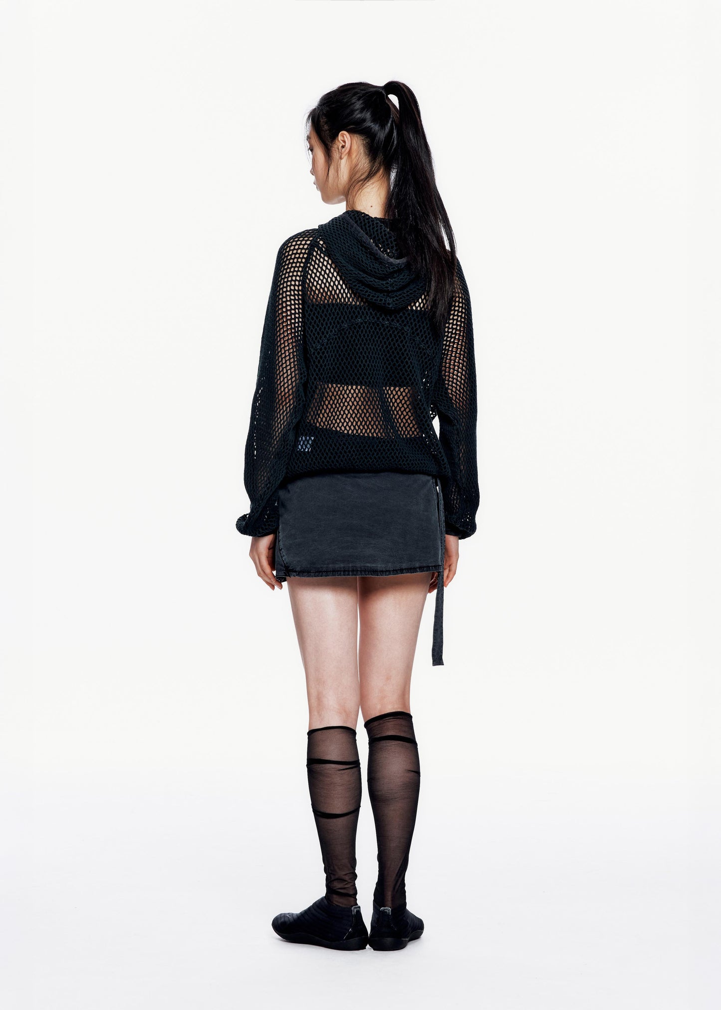 Knotted Mini Skirt