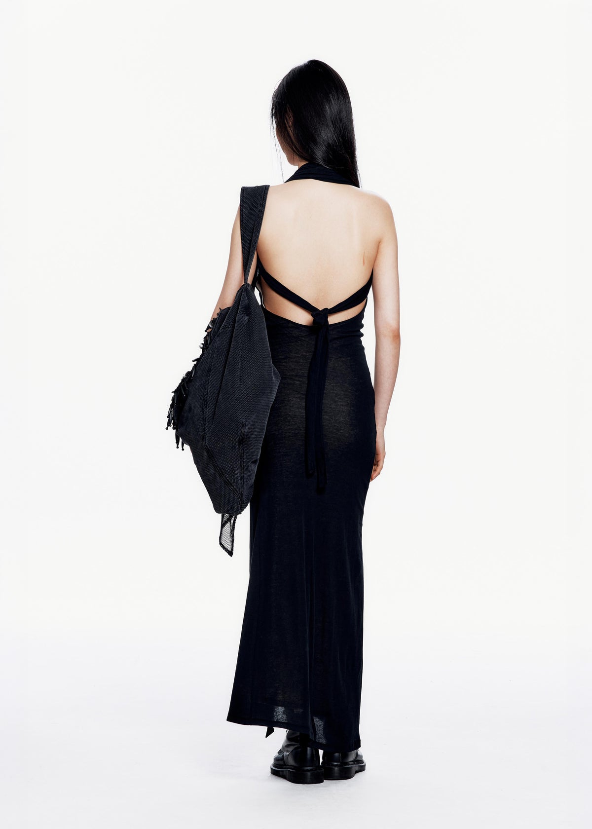 Knotted Halter Dress