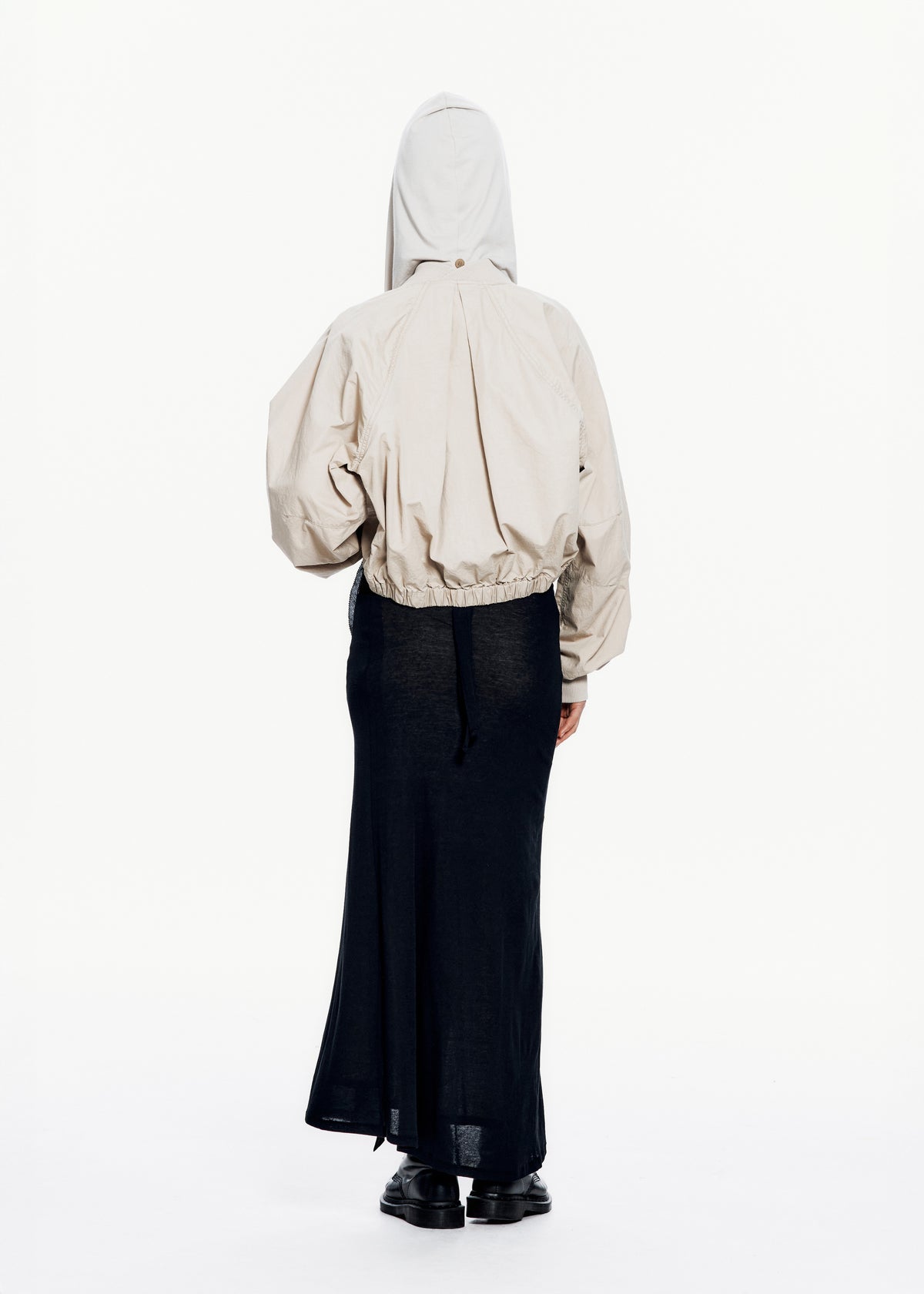 Cotton Bolero Jacket w/ Hoodie