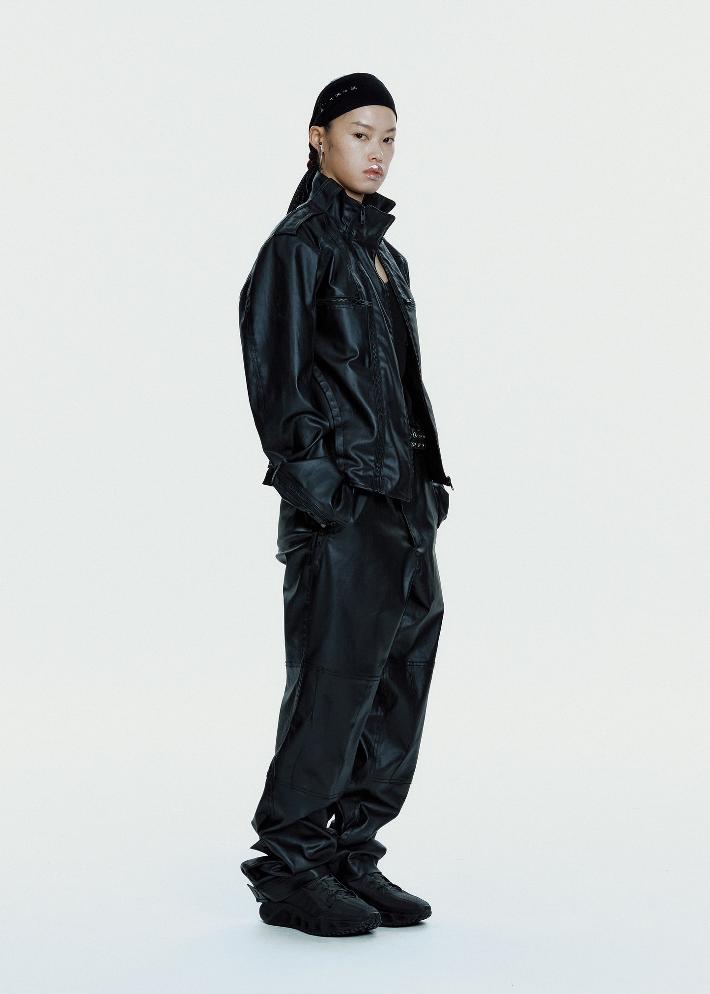 Coated Cotton Rider Jacket