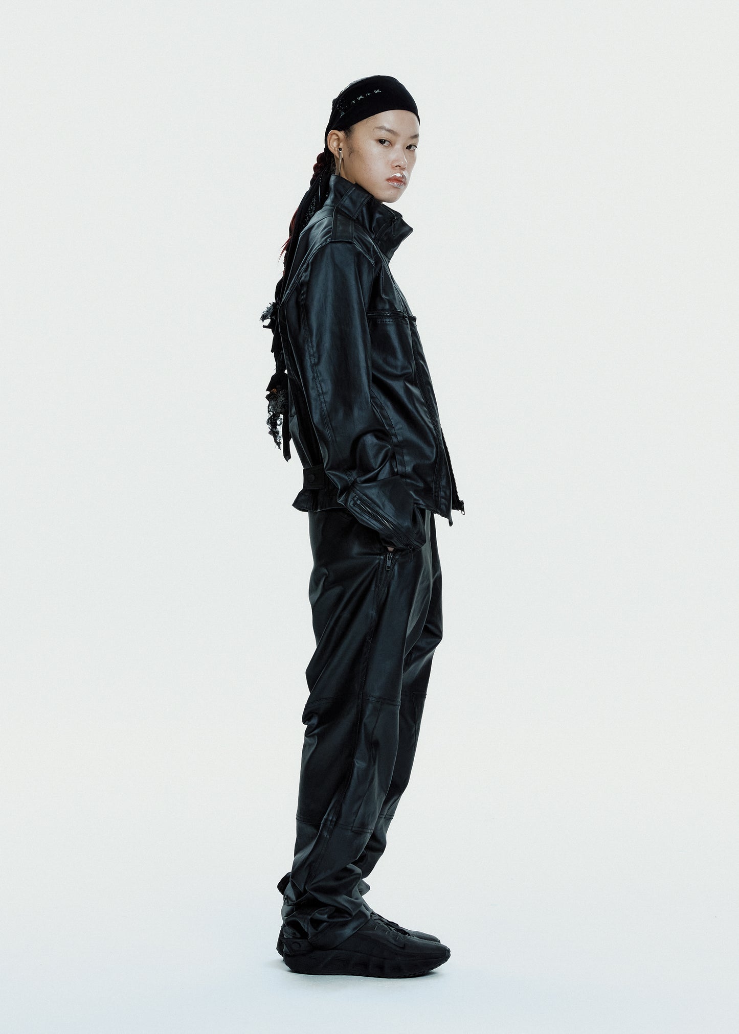 Coated Cotton Rider Jacket