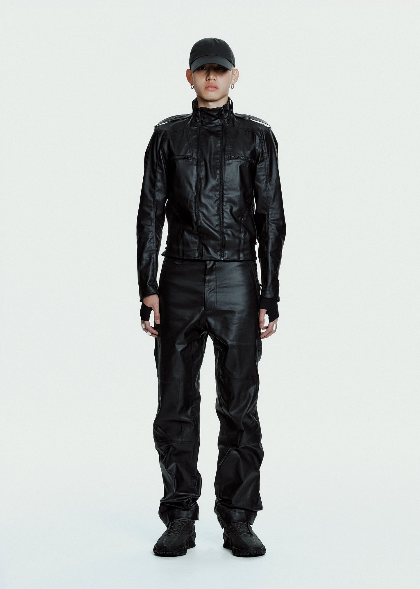 Coated Cotton Rider Jacket