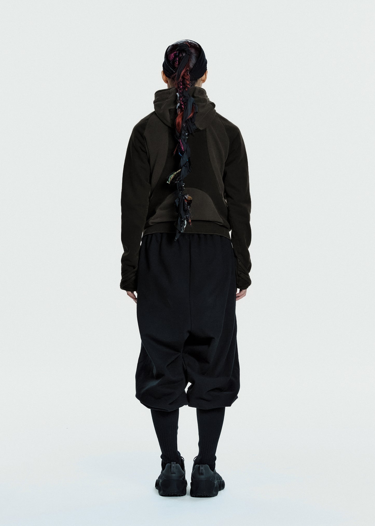 Slashed Zip Hoodie