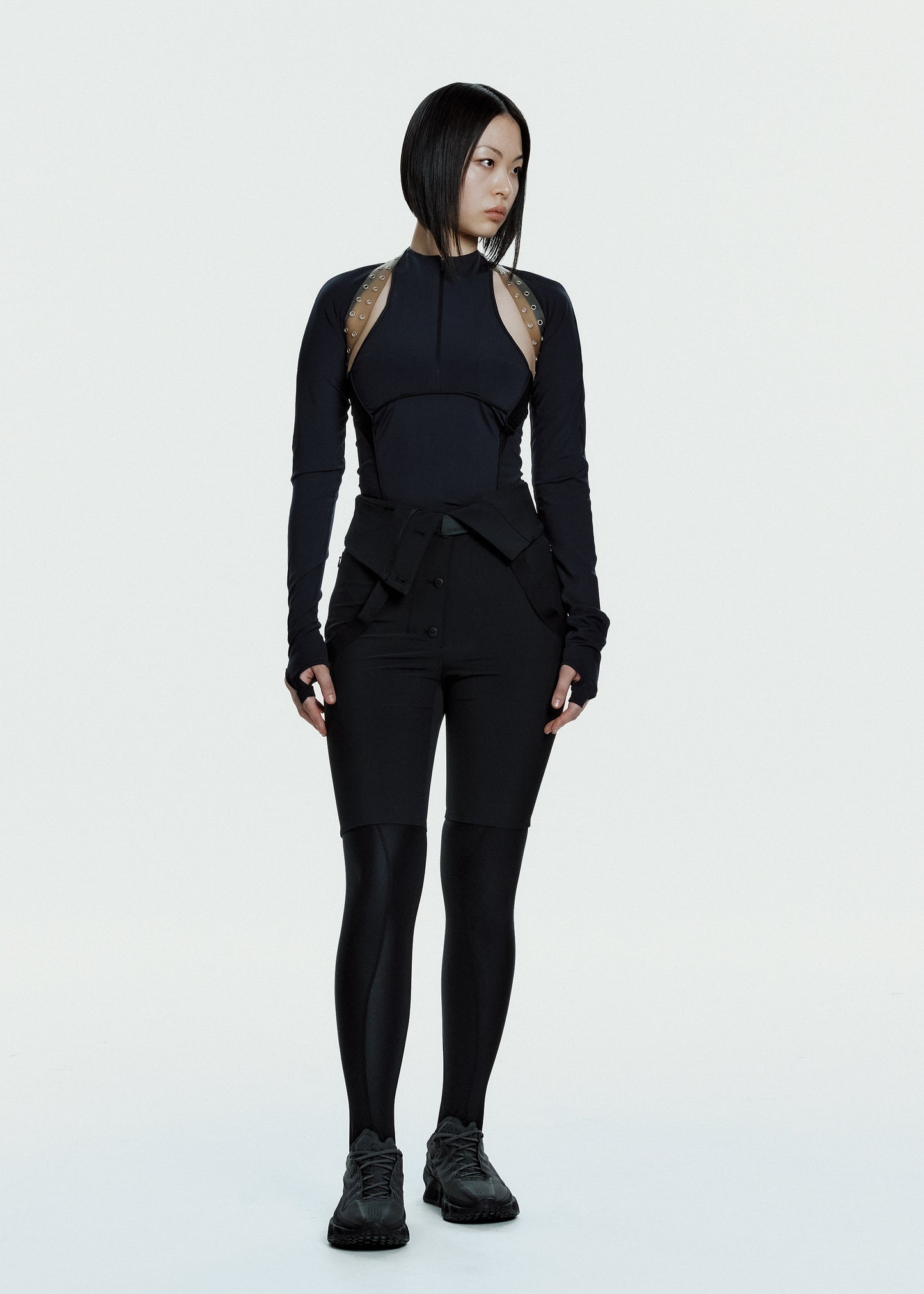 Half-zip Racer Top w/ Harness