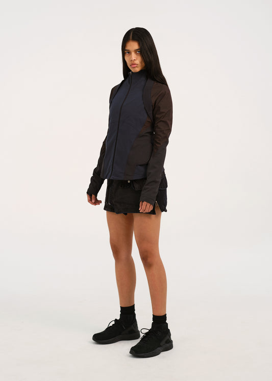 Paneled Windbreaker