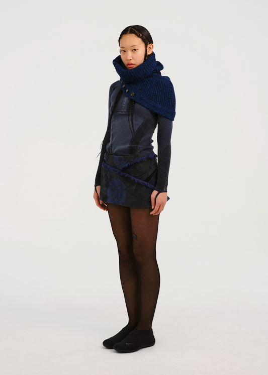 Cinched Pocket Skirt w/ Leather Belt