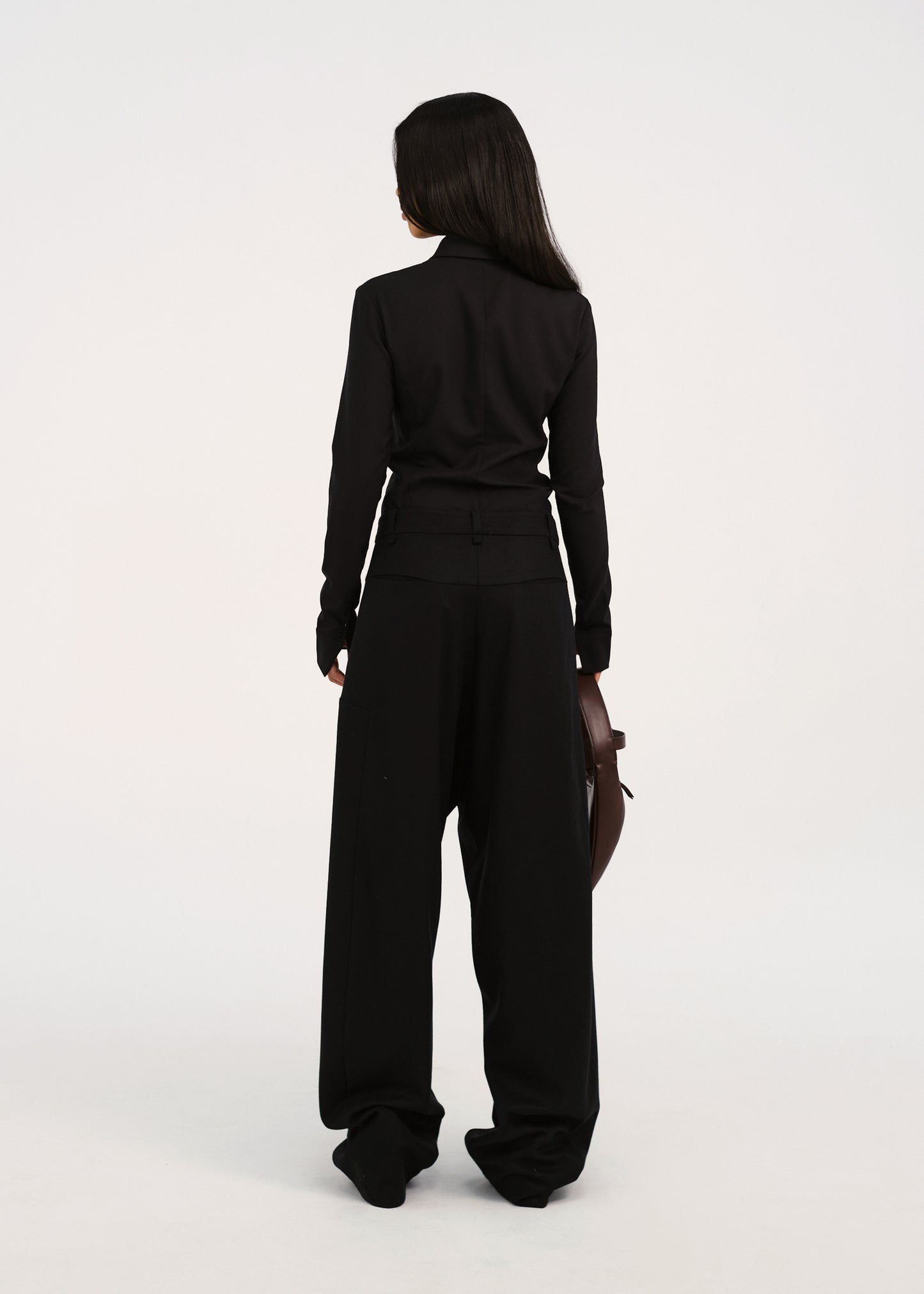 Wide Wool Pants