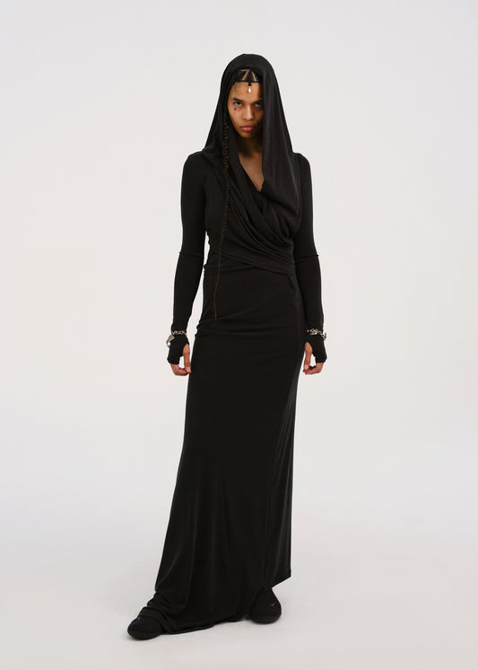 Hooded Long Dress