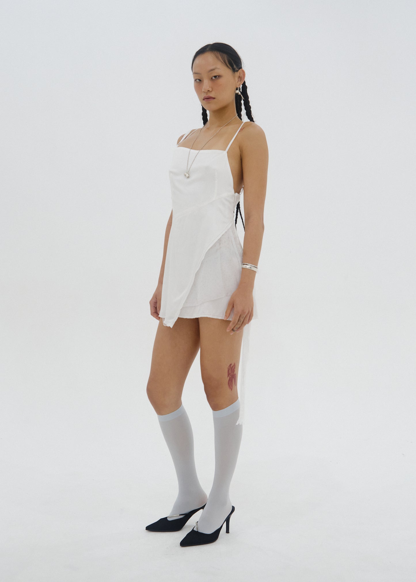 Satin Mini Dress