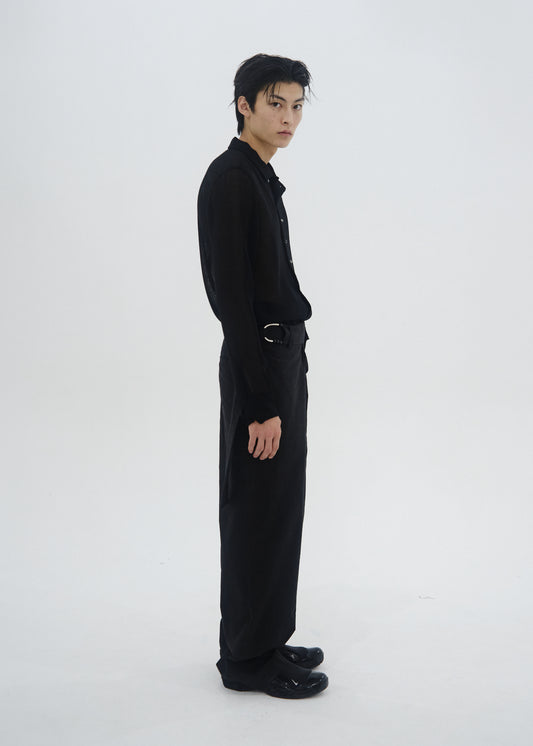 Cotton Pants w/ Waist Bag