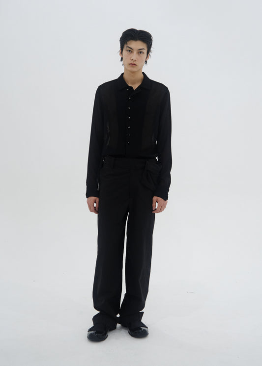 Cotton Pants w/ Waist Bag