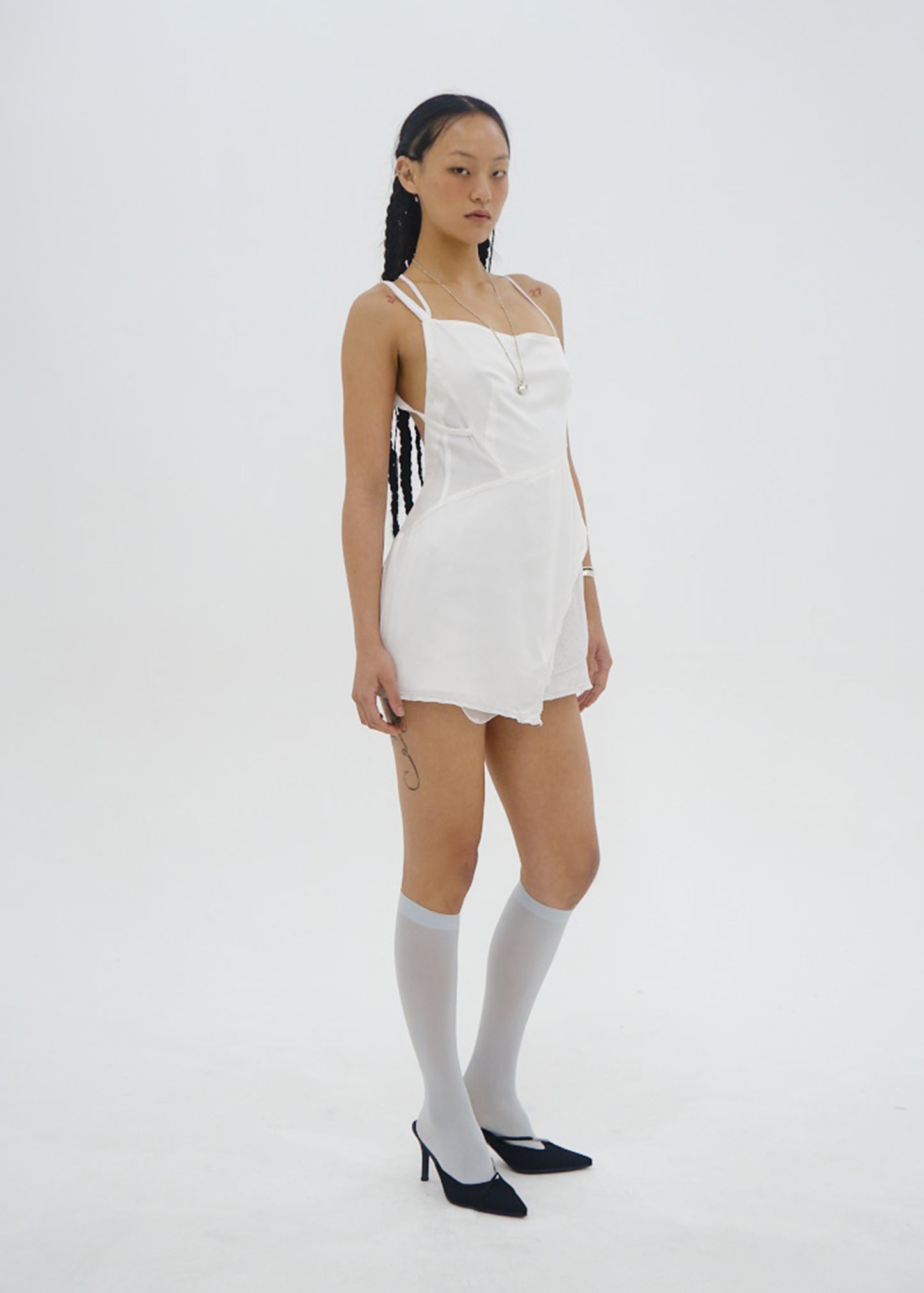 Satin Mini Dress