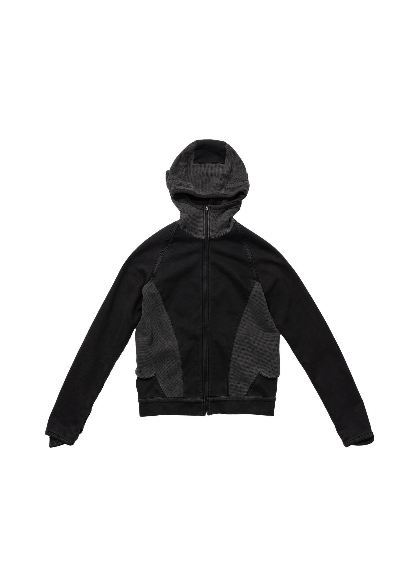 Slashed Zip Hoodie