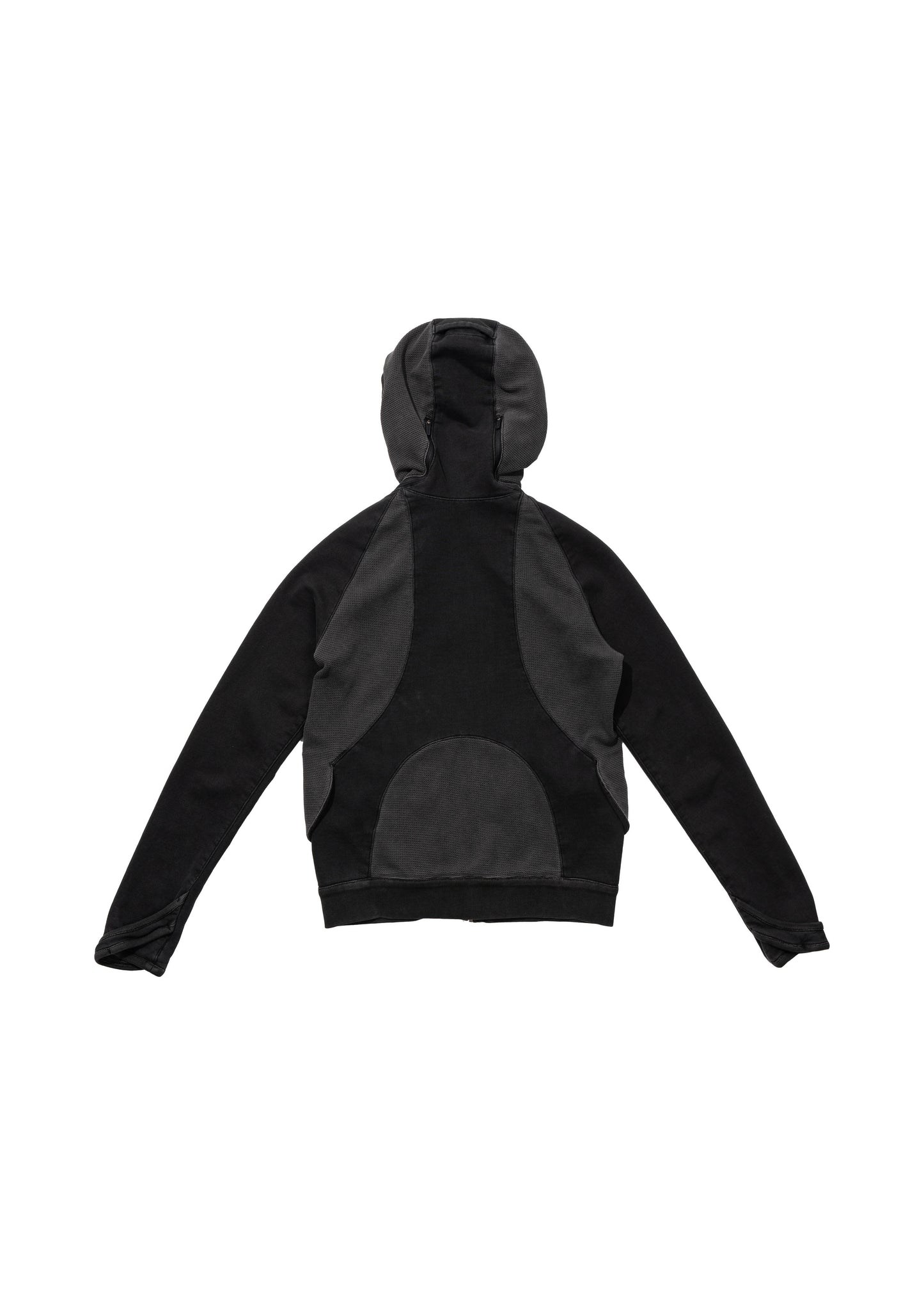 Slashed Zip Hoodie