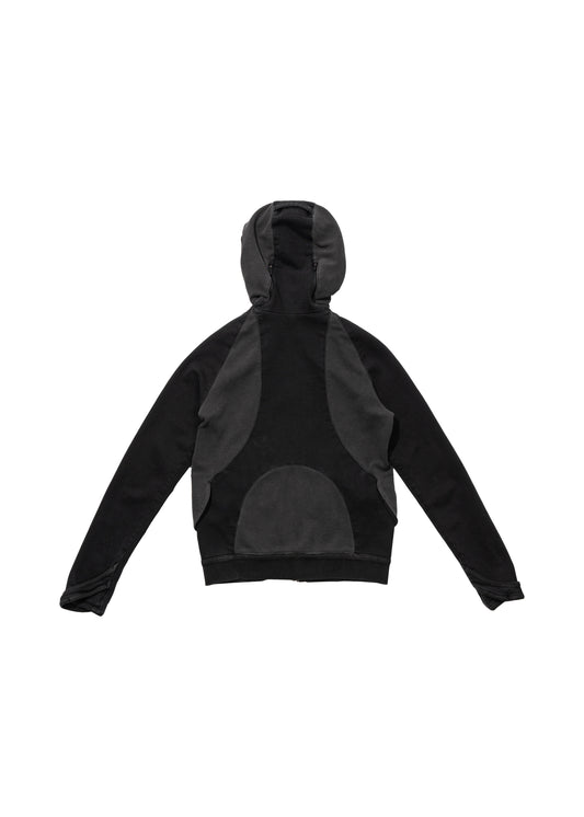 Slashed Zip Hoodie