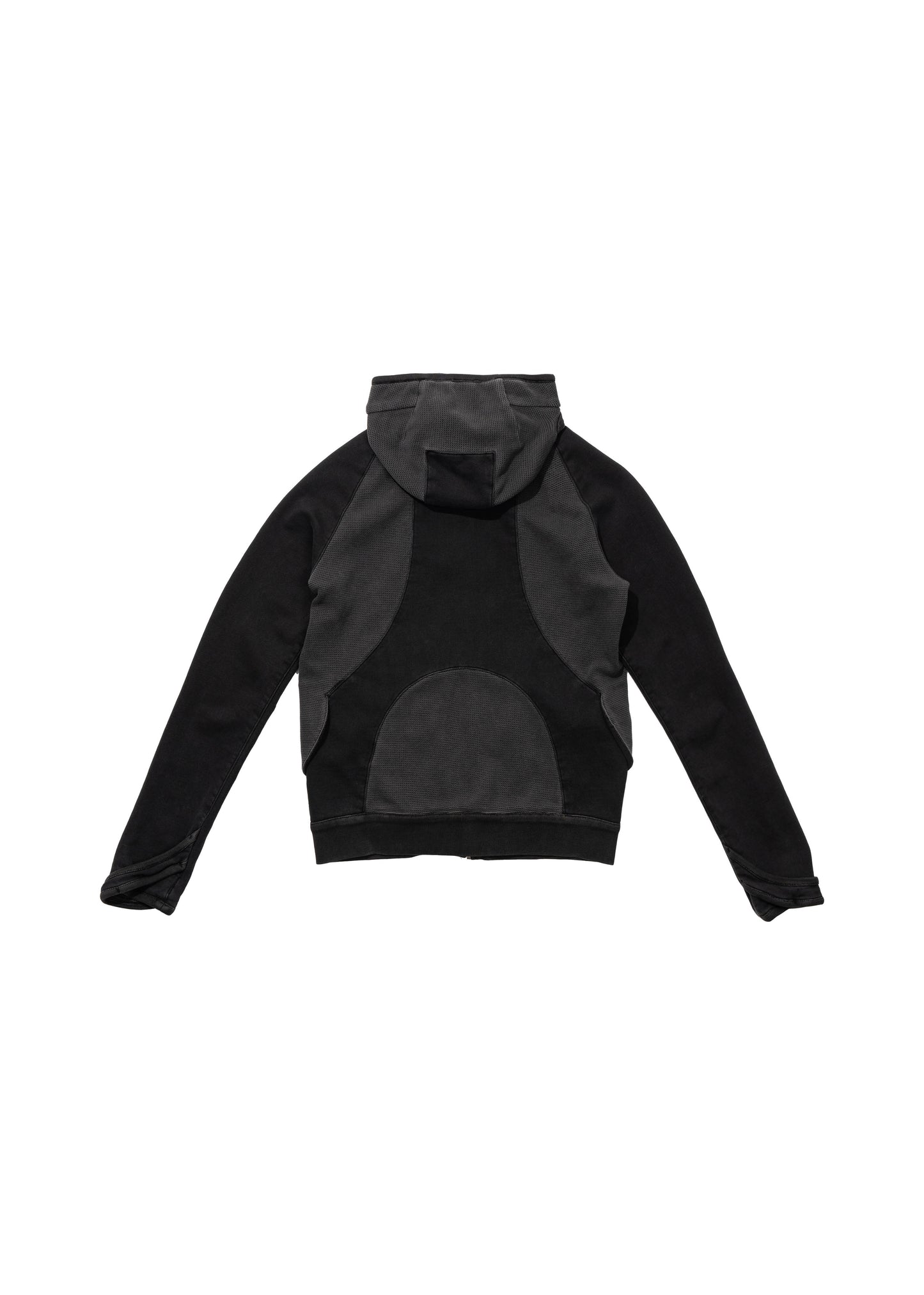 Slashed Zip Hoodie