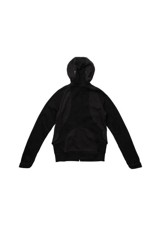 Slashed Zip Hoodie