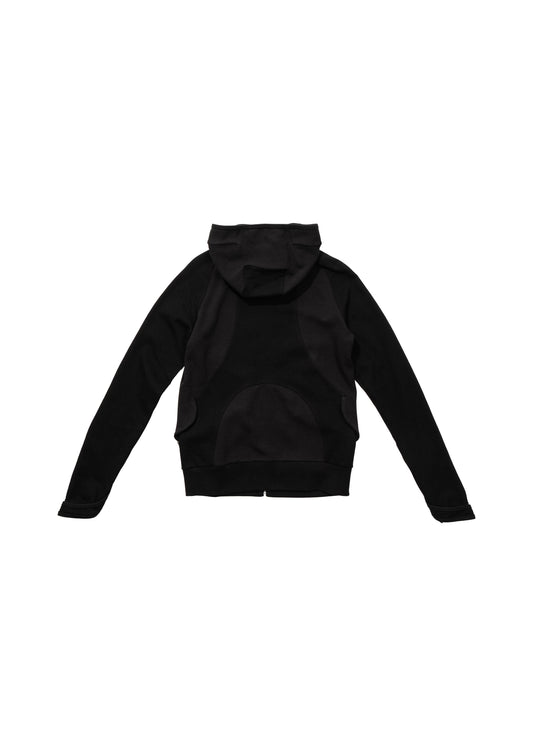 Slashed Zip Hoodie