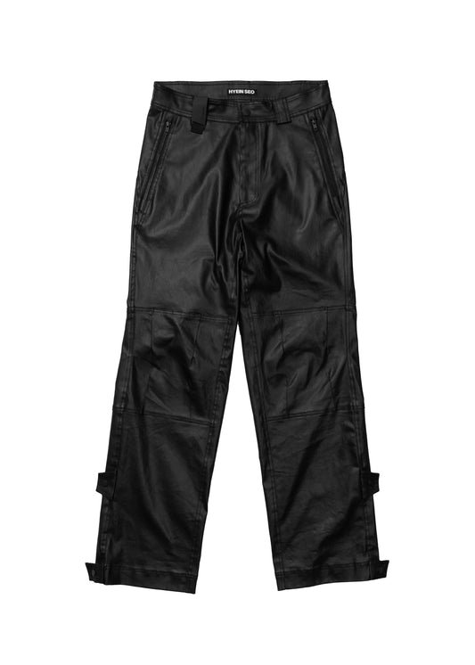 Coated Cotton Rider Pants