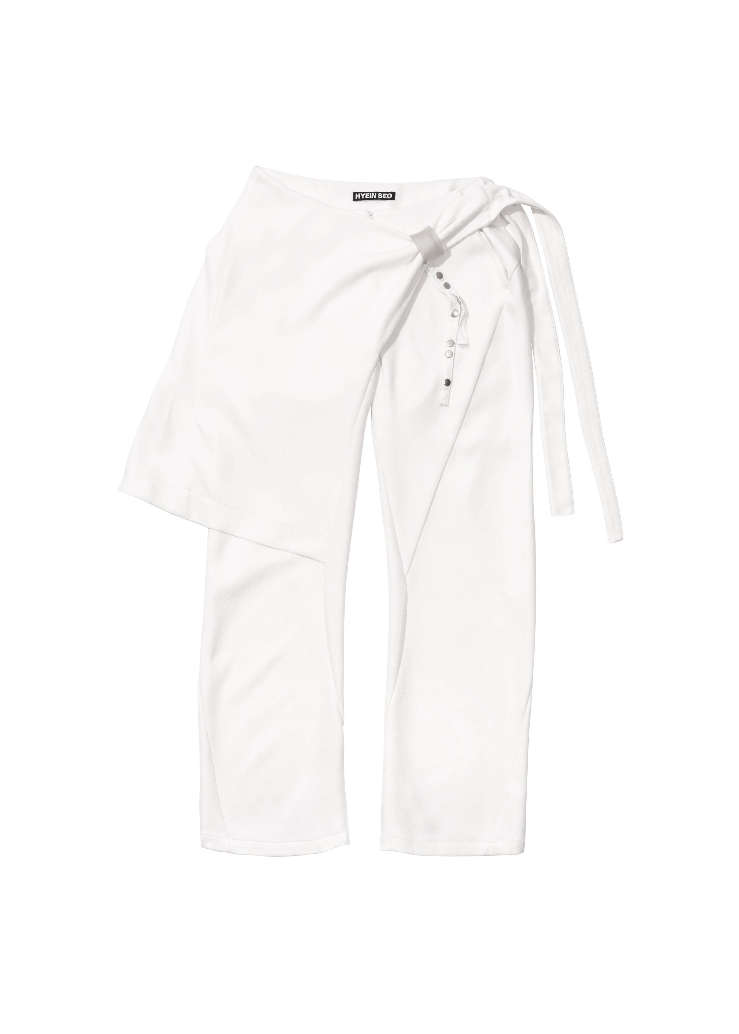 【関税込み】HYEIN SEO グレー ベルト トラウザーズ Hyein Seo - VENTED TROUSER | HBX - ハイプビースト(Hypebeast