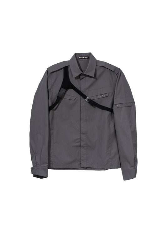 Biker Shirt w/ Shoulder Strap