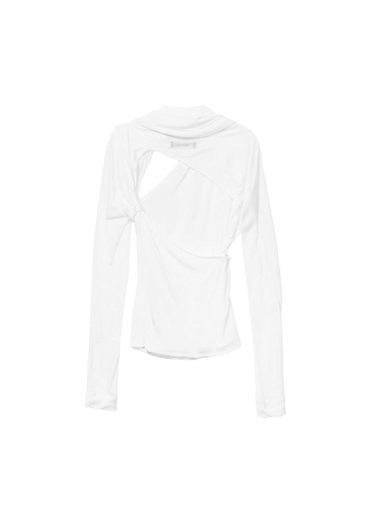 Tied Long Sleeve Top
