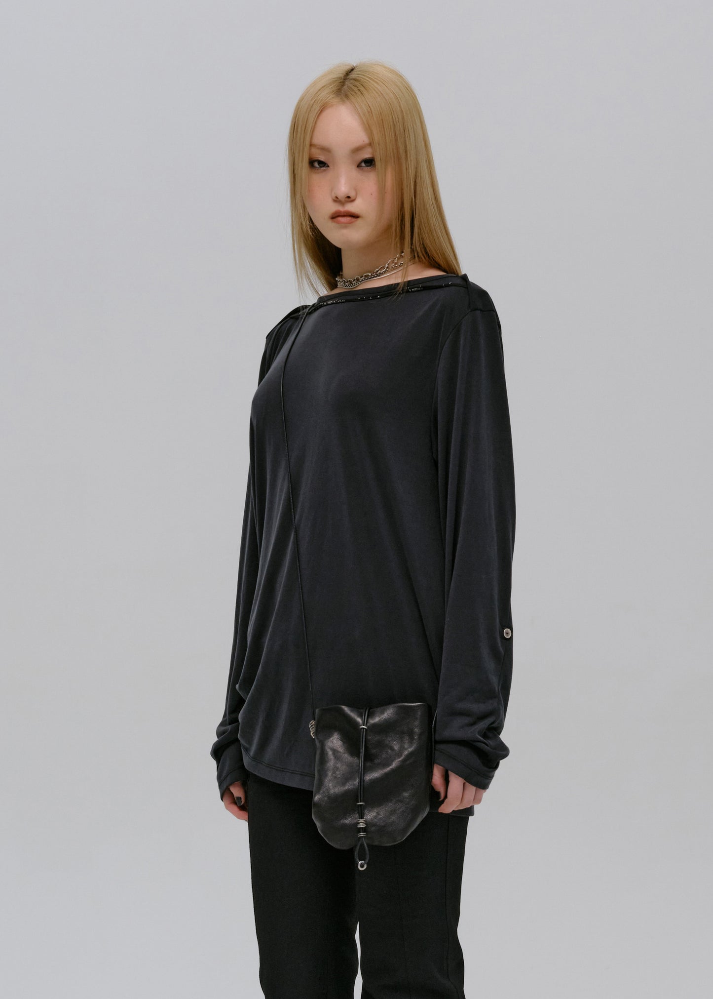 Leather Pouch Bag