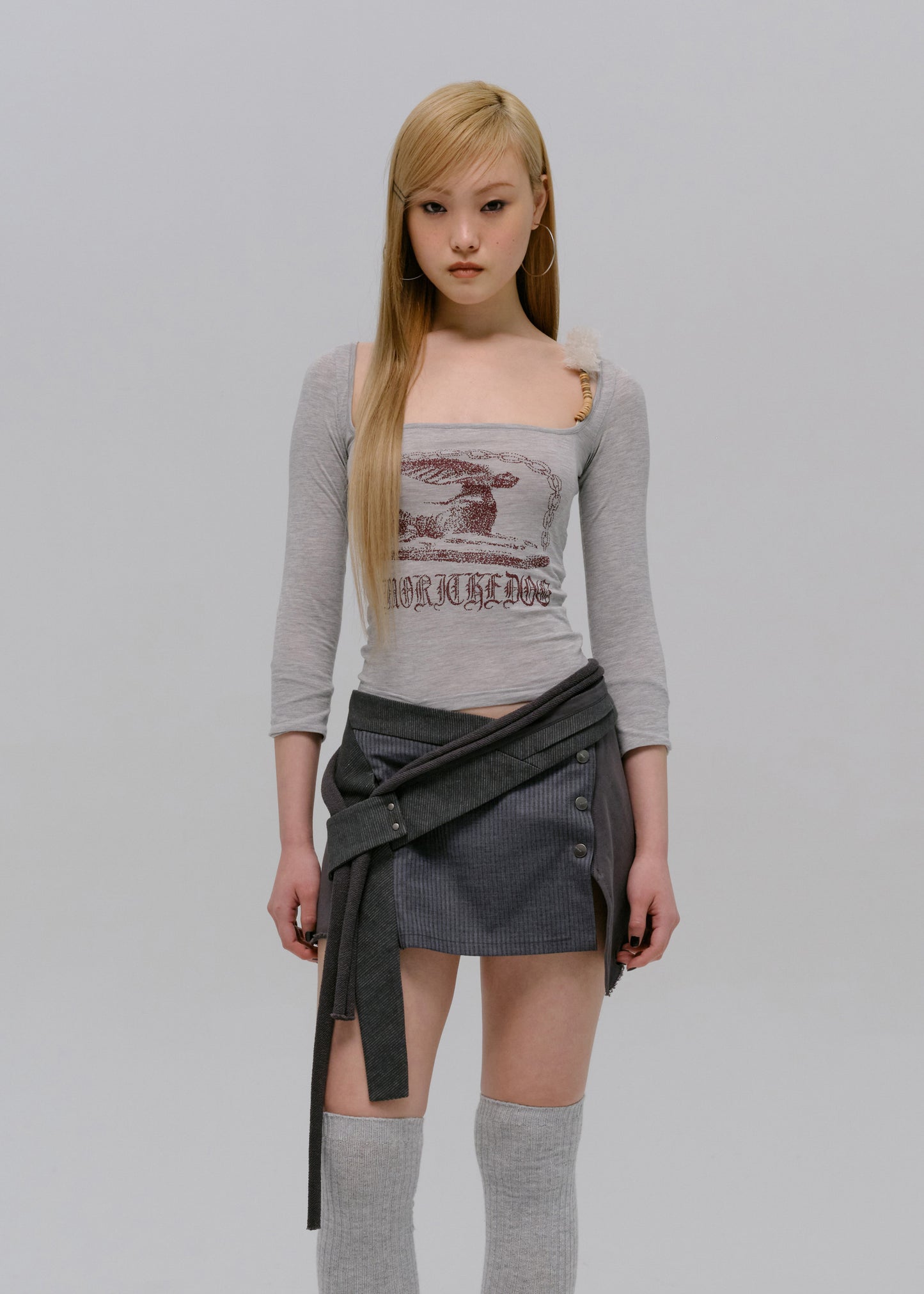Wrap Mini Skirt