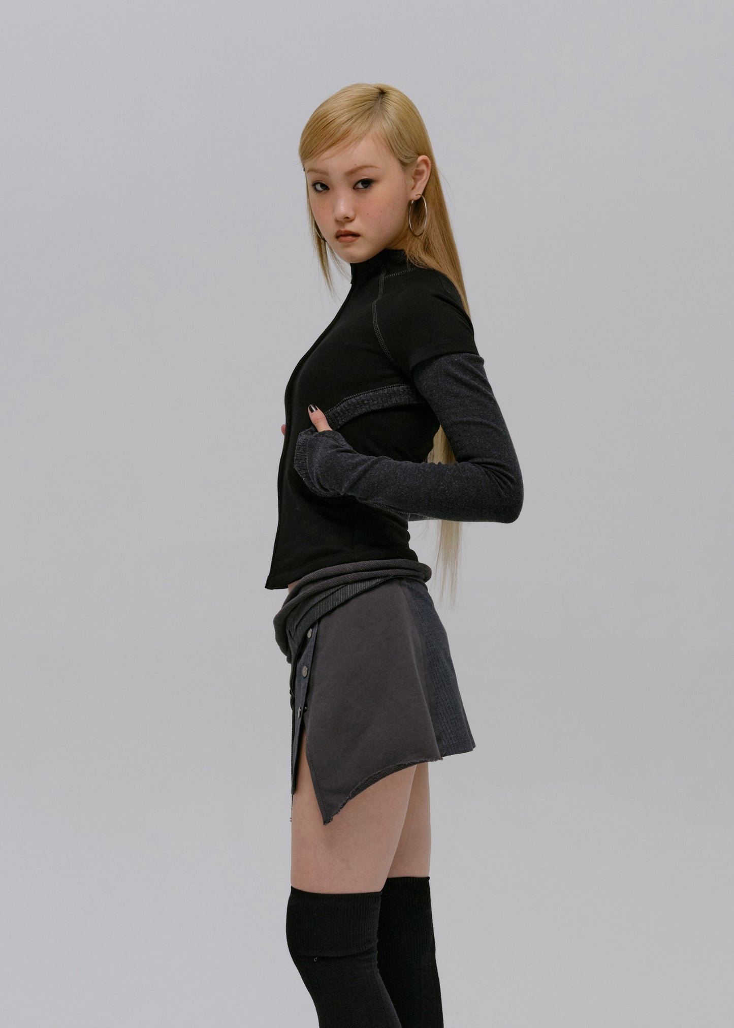 Layered Zip Top