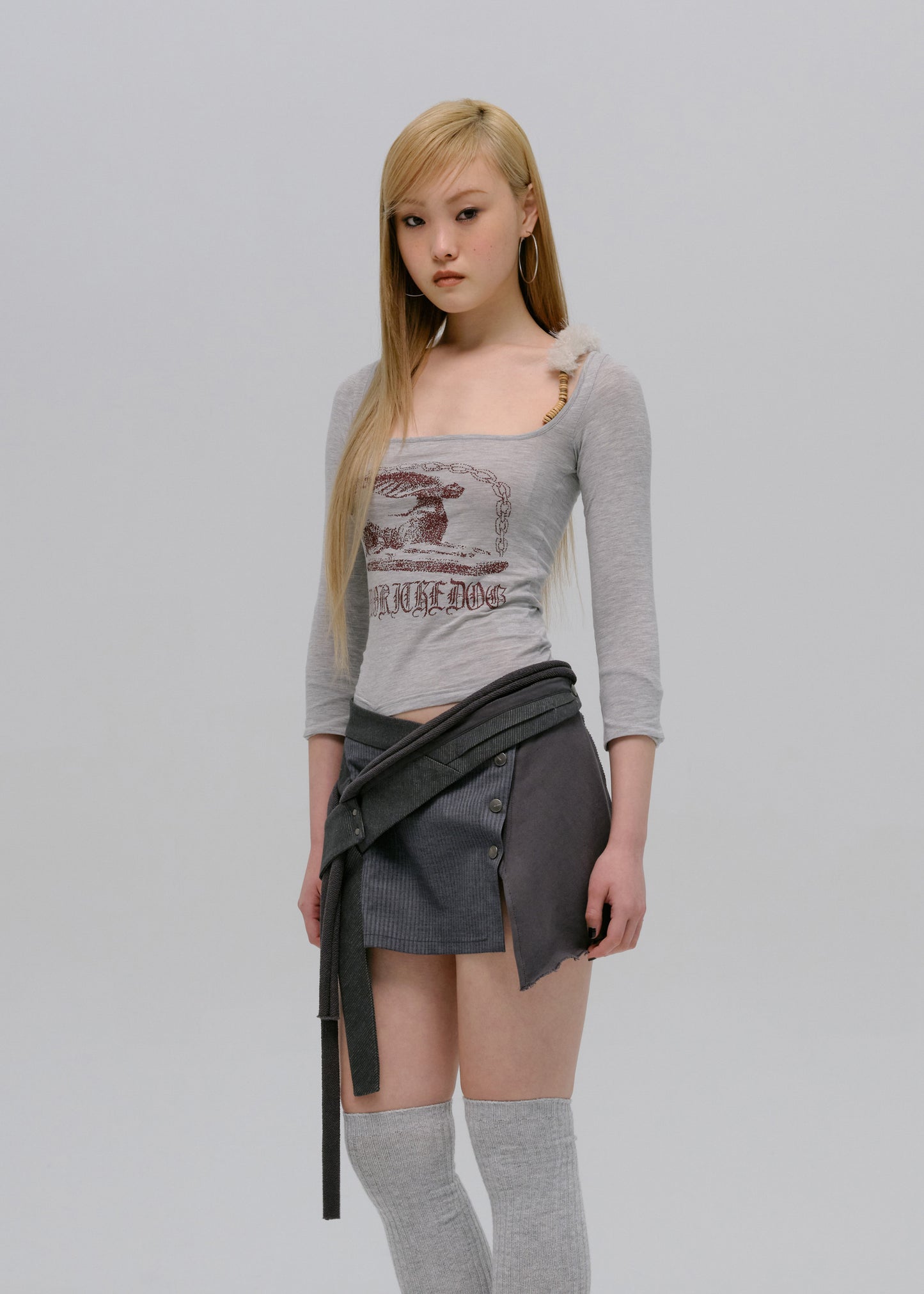 Fur Strap Top
