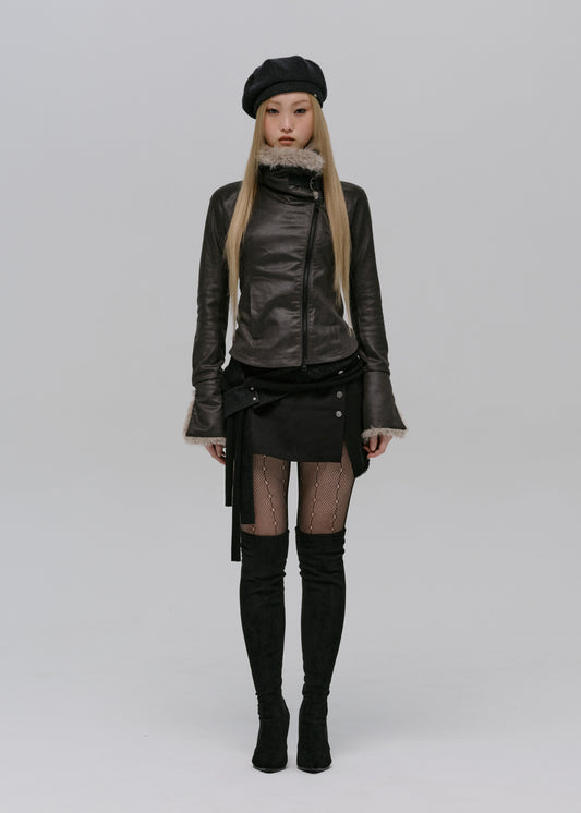 Wrap Mini Skirt