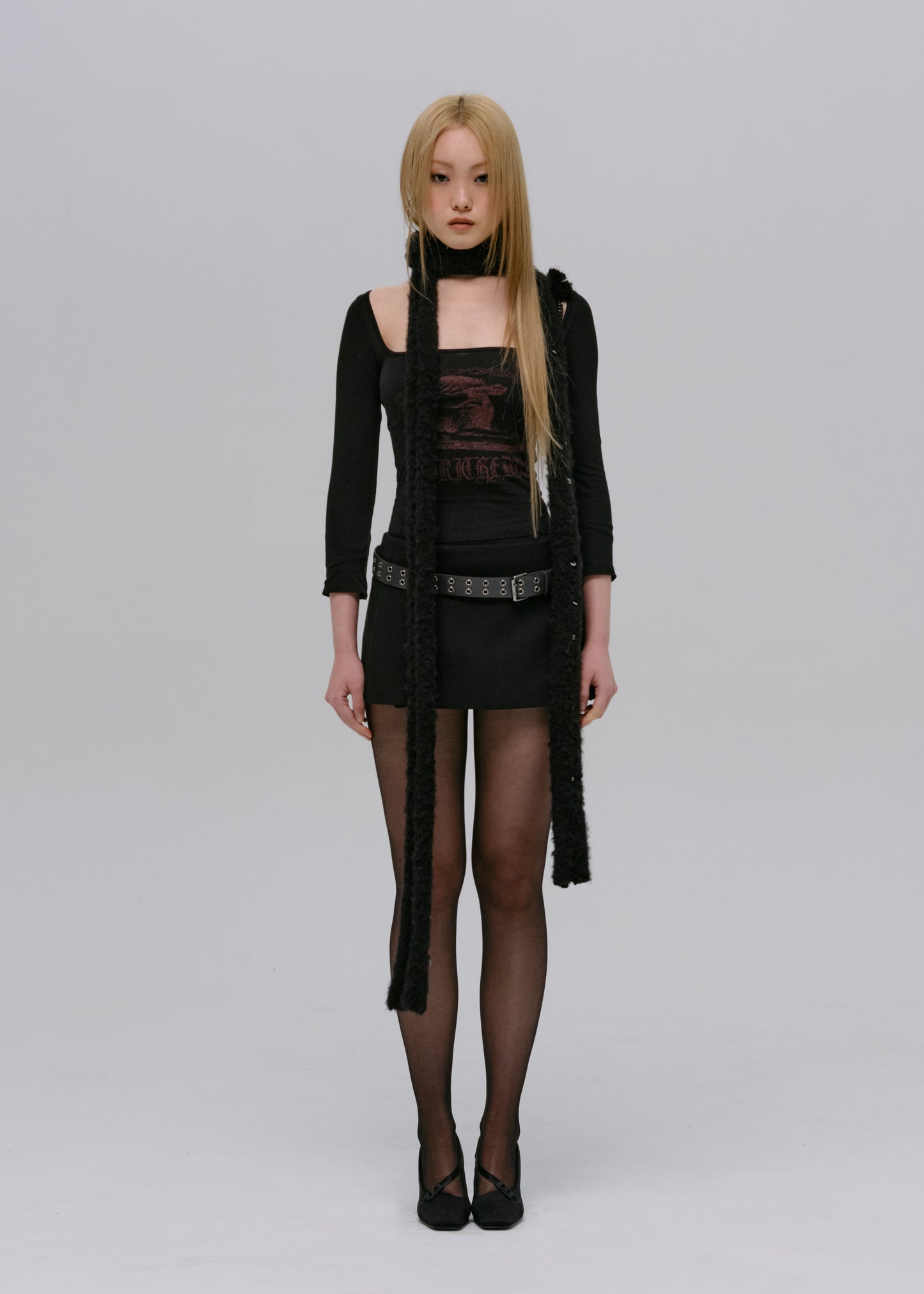 Fur Strap Top