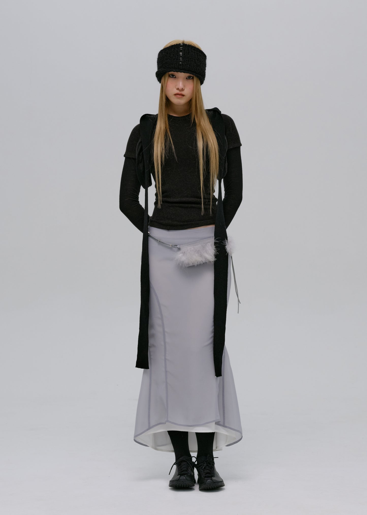 Layered T-Shirt w/ Harness Hoodie <Sept. 2>