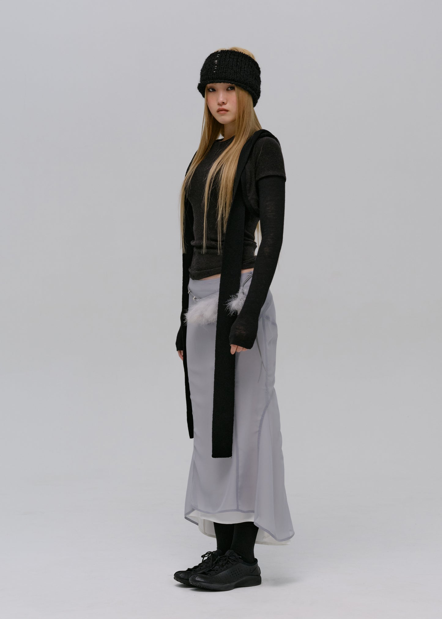 Layered T-Shirt w/ Harness Hoodie <Sept. 2>