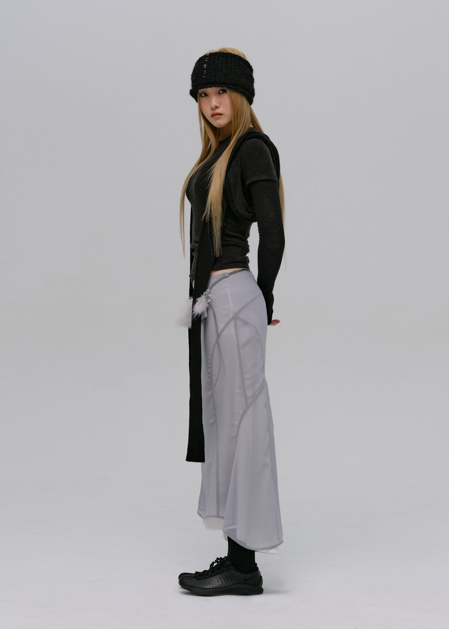 Layered T-Shirt w/ Harness Hoodie <Sept. 2>