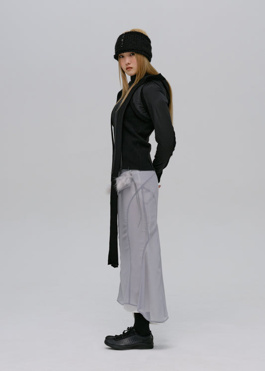 Paneled Jacket w/ Harness Hoodie