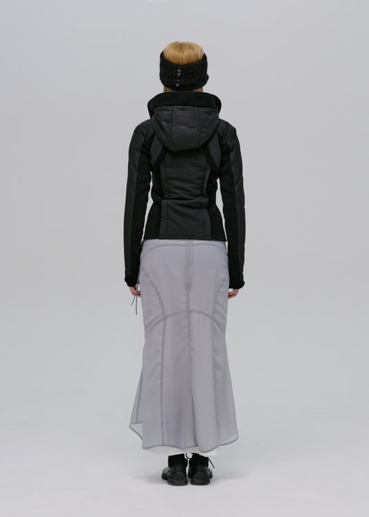 Paneled Jacket w/ Harness Hoodie
